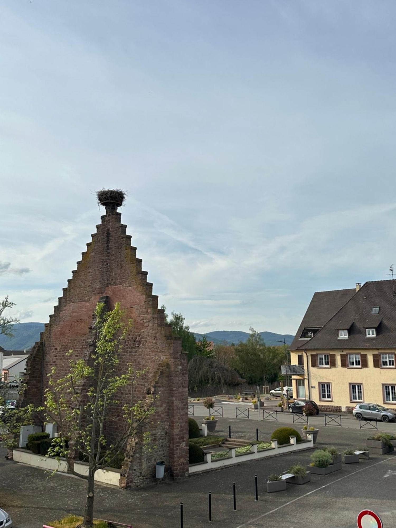 Hotel Au Nid De Cigognes Ostheim Exterior photo