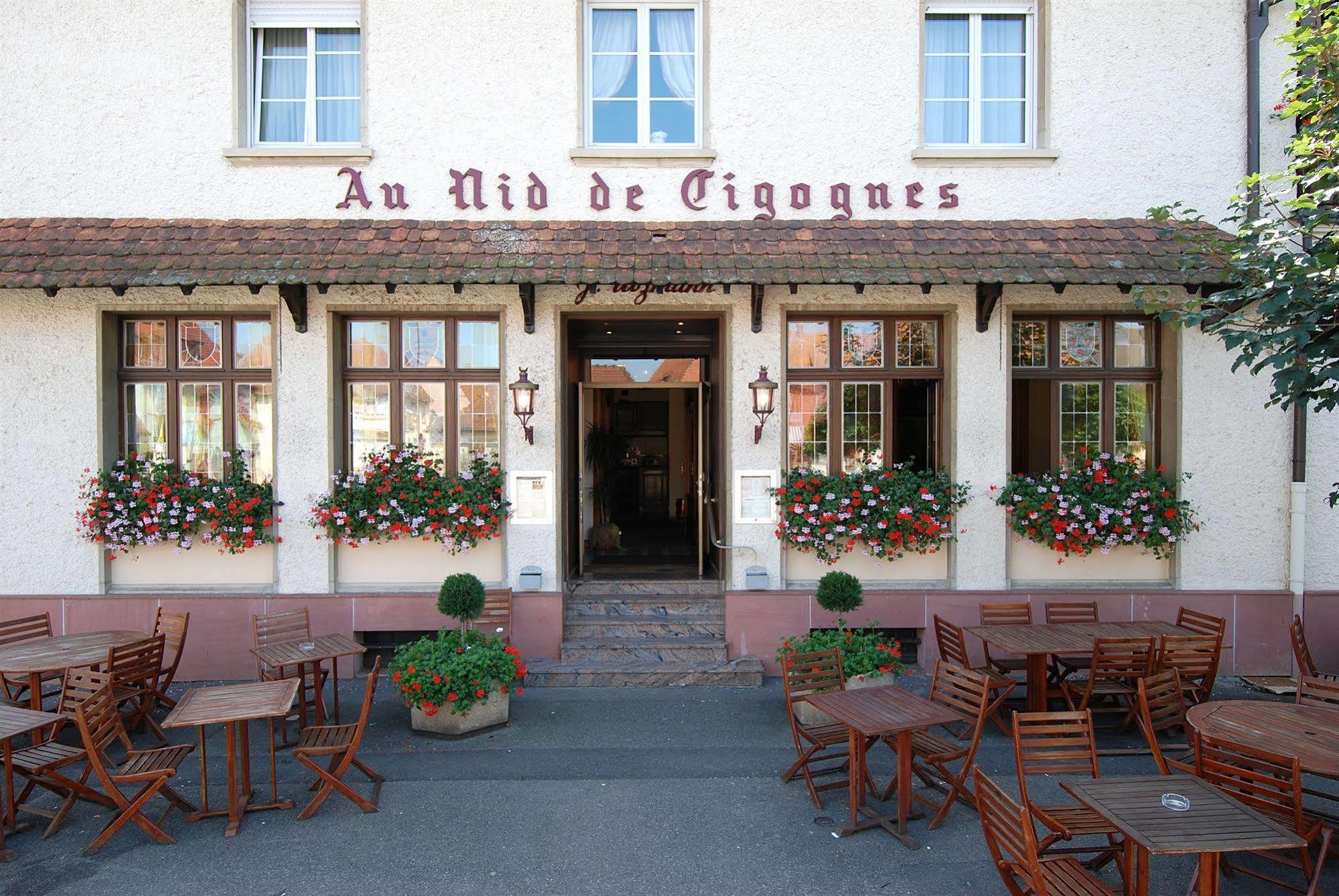 Hotel Au Nid De Cigognes Ostheim Exterior photo